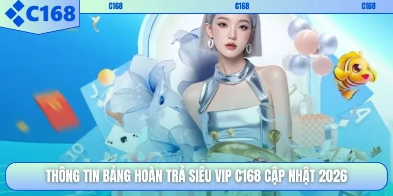 Thông tin bảng hoàn trả siêu VIP C168 cập nhật 2026